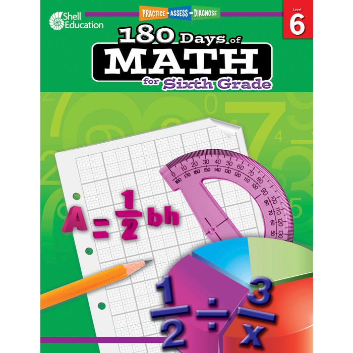 Shell Education 180 Days of Math for Sixth Grade