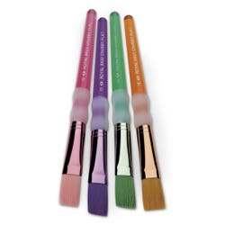 Royal Brush Big Kid’s Choice Chubby Brushes, Flats, Set of 4