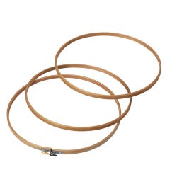 Wood Embroidery Hoop with Round Edges, 10 inch