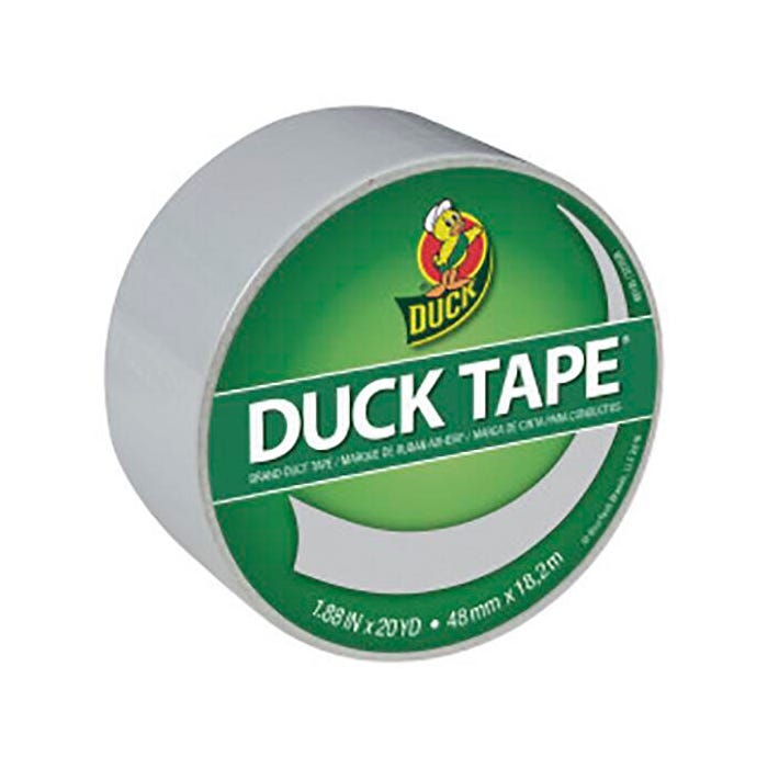 Duck Tape Printed Duct Tape, 1-7/8 Inch x 20 Yards, Dove Gray