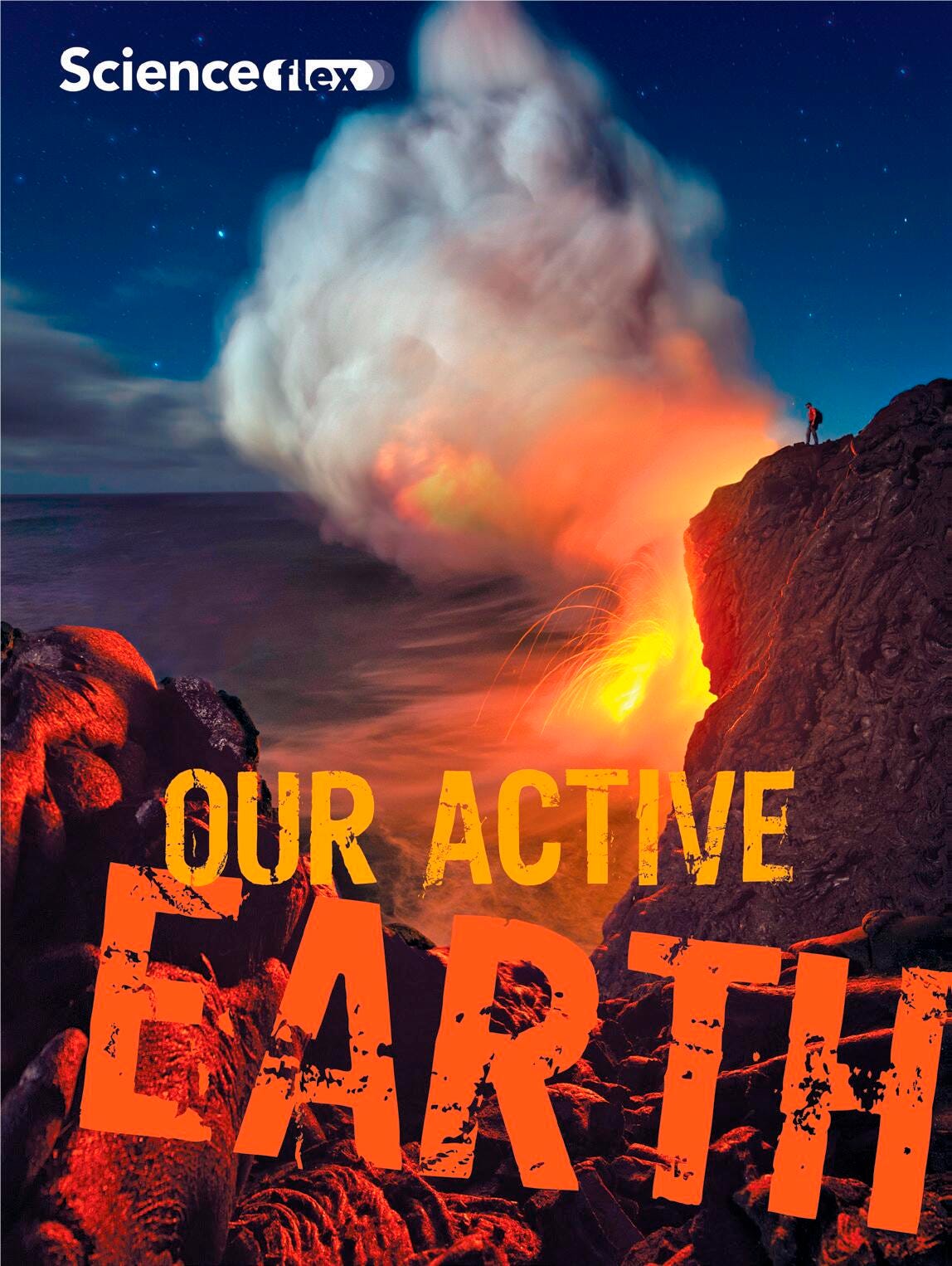 ScienceFLEX Our Active Earth, Blue Reader, Pack of 4, Item Number 2002012