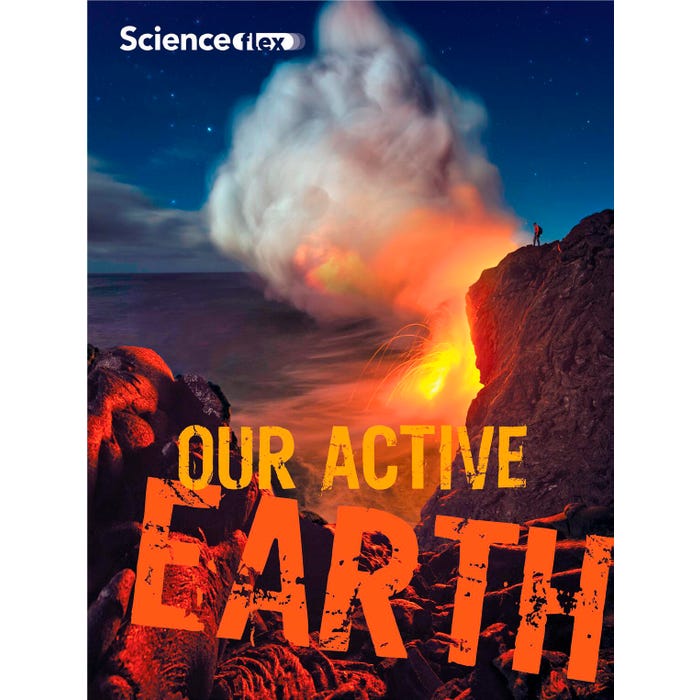 ScienceFLEX Our Active Earth, Blue Reader, Pack of 4