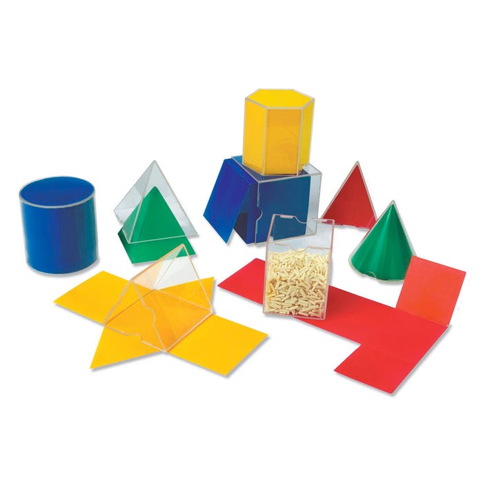 Learning Resources Folding Geometric Shape Set, 16 Pieces