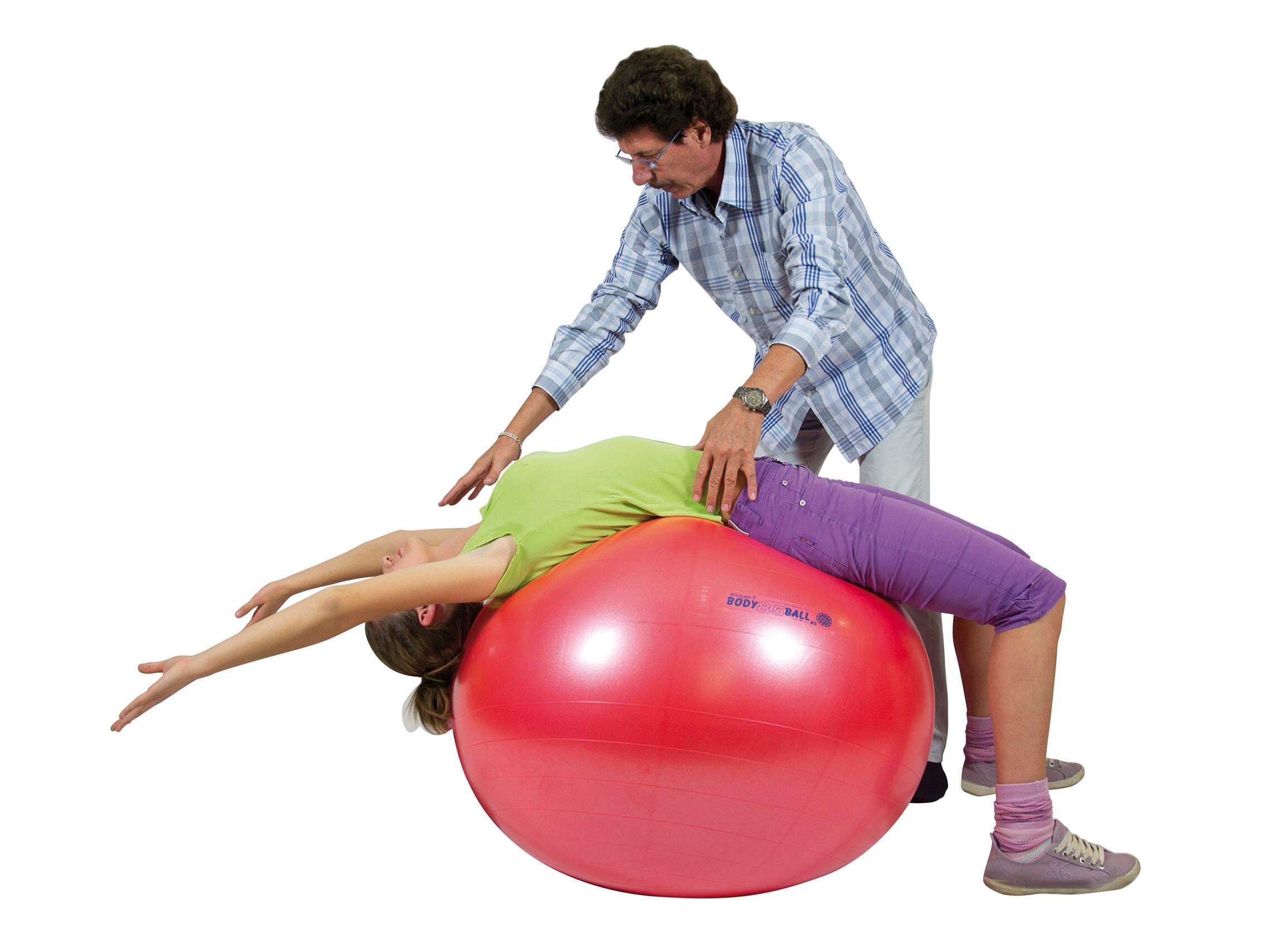 Image for Gymnic Giant Body Ball, 33-1/2 Inches, Red, Each from School Specialty