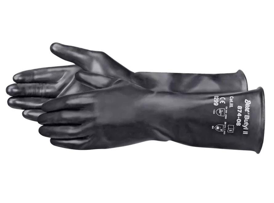 Image for Uline Chemical Resistant Butyl Rubber Gloves from School Specialty