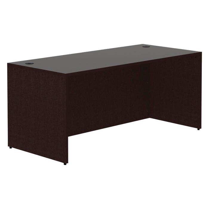 Classroom Select Laminate Rectangular Desk Shell, 66-1/8 x 29-1/2 x 29-1/2 Inches, Espresso