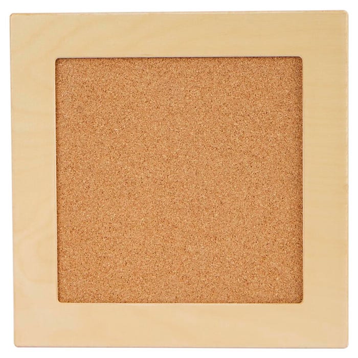 Abilitations Tactile Sensory Panel, Cork, 15 x 15 x 3/4 Inches