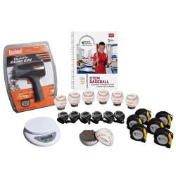 STEM Sports Baseball Complete Kit, Grades 3 to 5 & 6 to 8