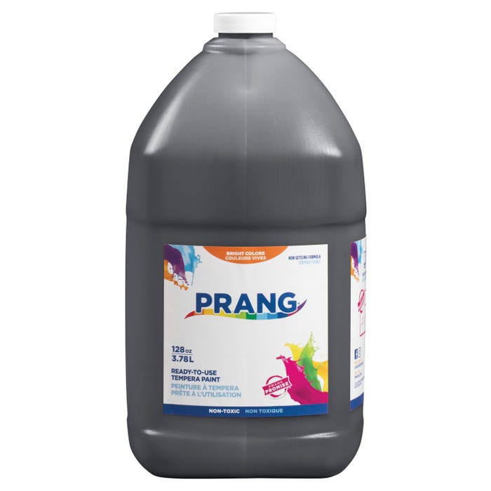Prang Ready-to-Use Tempera Paint, Gallon, Black
