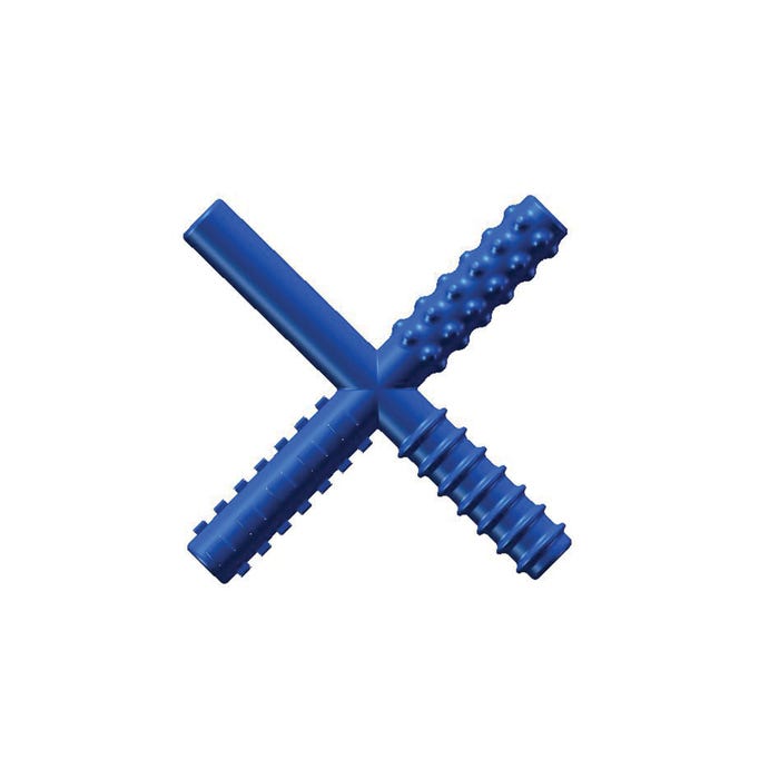 Sensory University Chew Stixx Original Non Flavored, Blue