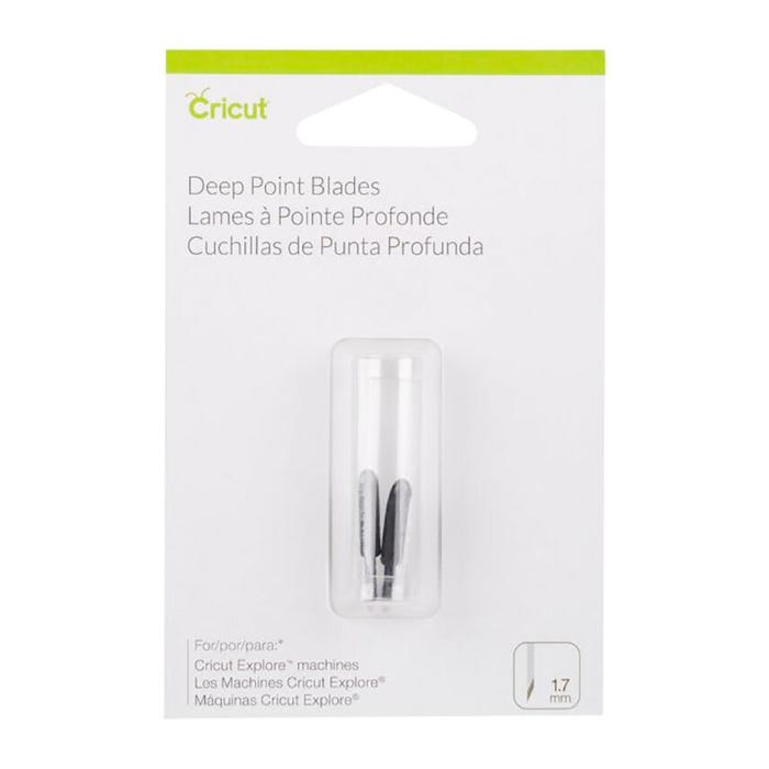Cricut Deep Point Replacement Blades, Pack of 2