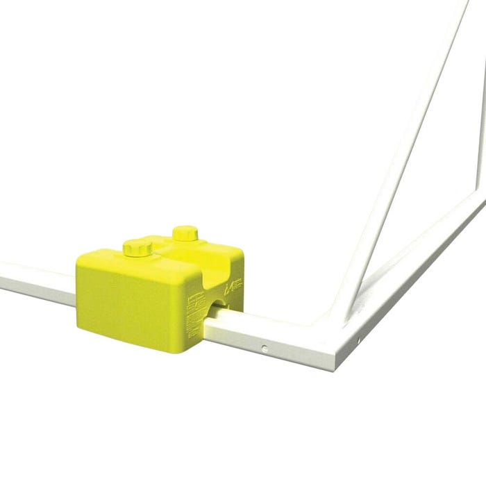 Jaypro Nova Goal Soccer Goal Anchor Weight, 8-1/2 x 12 Inches, Yellow