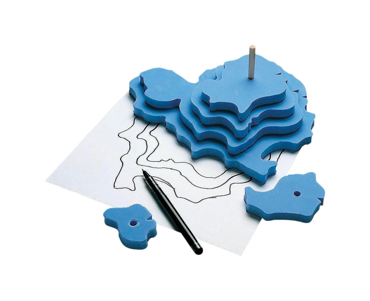 Delta Education Contour Mapping Activity Kit, Grades 5 to 8 110-3740