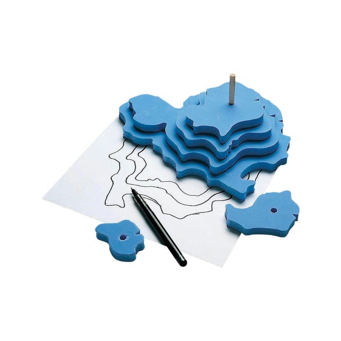 Delta Education Contour Mapping Activity Kit, Grades 5 to 8