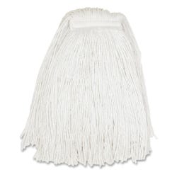 Genuine Joe 4-Ply Cut End Mophead, Natural, Pack of 12