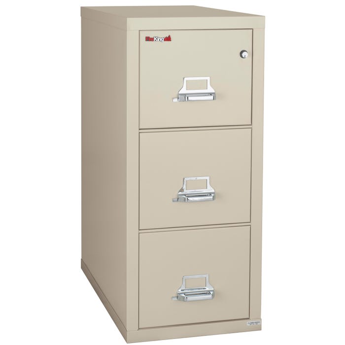 FireKing Classic Vertical File Cabinet, 3-Drawers