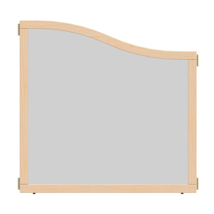 Jonti-Craft KYDZ Suite Cascade Panel, E To A-Height, See-Thru, 36-1/2 x 1 x 35-1/2 Inches