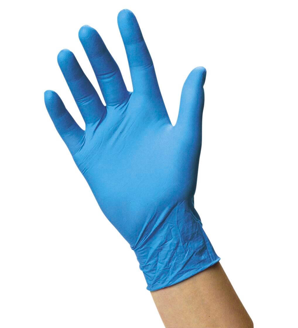 Image for Latex-Free Econo-Blue Nitrile Gloves - Small from School Specialty