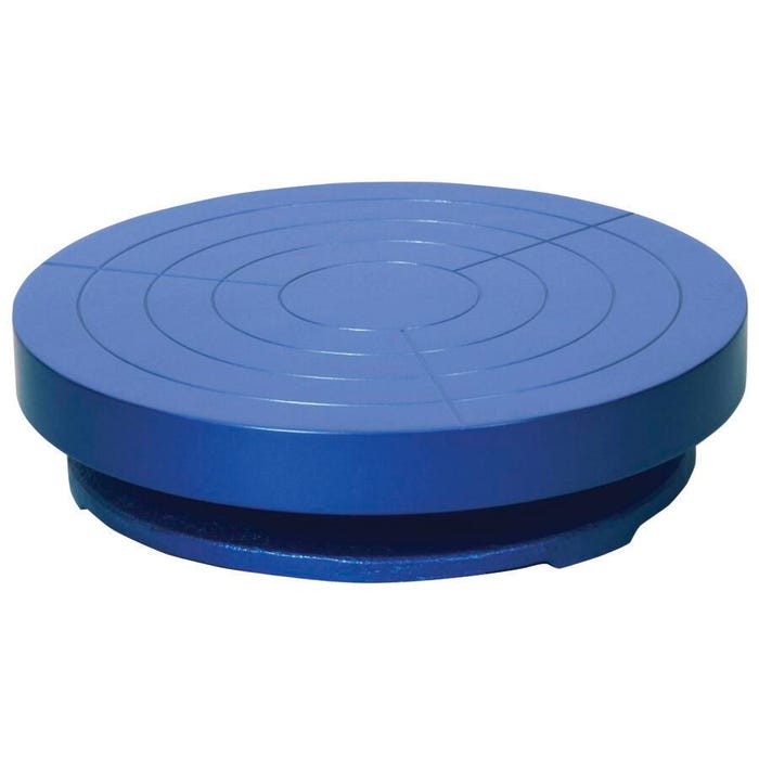 Shimpo Banding Wheel, 8-3/4 x 2-1/4 Inches, Blue