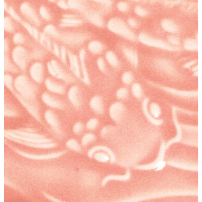 AMACO Low Fire Gloss Glaze, LG-52 Petal Pink, Transparent, Pint