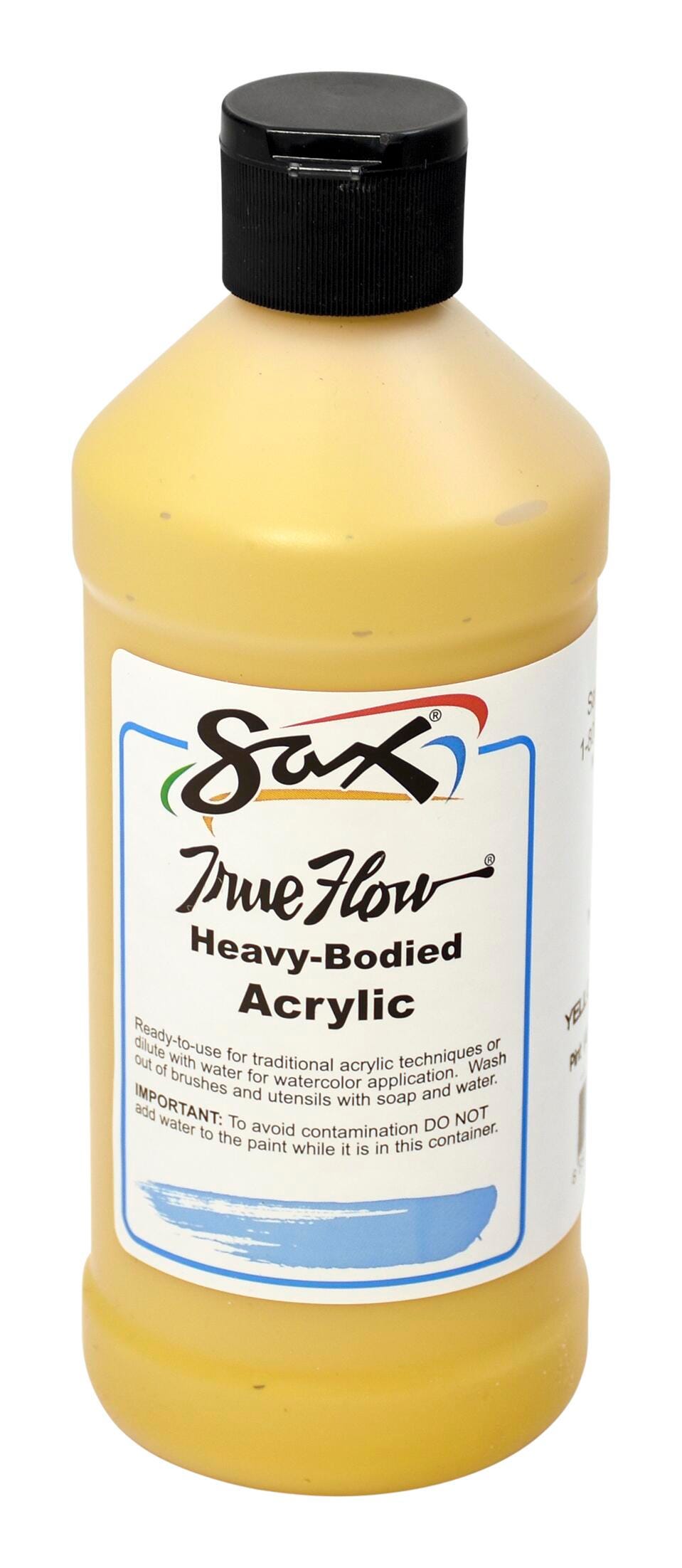 Sax Heavy Body Acrylic Paint, 1 Pint, Yellow Ochre 1572454