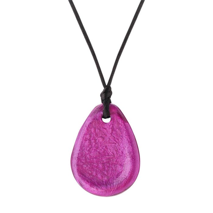 Chewigem Raindrop Pendant, Purple