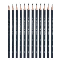 Prismacolor Verithin Colored Pencil, Black 747, Pack of 12