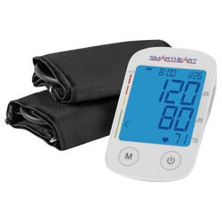 SmartHeart Automatic Digital Blood Pressure Monitor, Arm Monitor with Adult and Large-Adult Nylon Cuff
