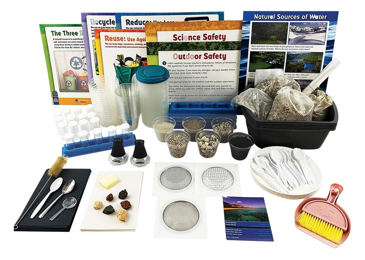 FOSS Pathways Grade 2 Water and Landforms Kit, with 24 Seats Digital Access 2088590