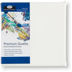 Royal Brush Essentials Stretched Canvas, 4 x 4 inches