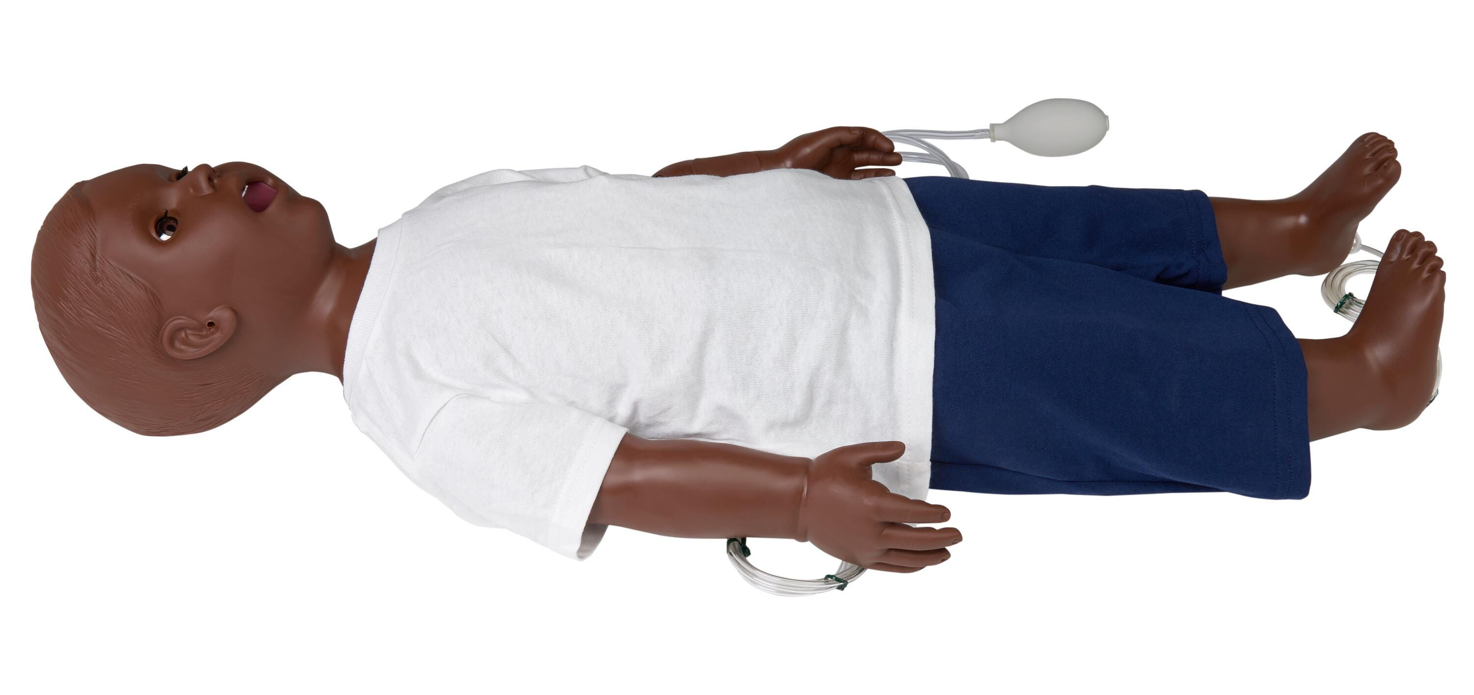 Gaumard One-Year-Old Multipurpose Patient Simulator, Dark Skin Tone