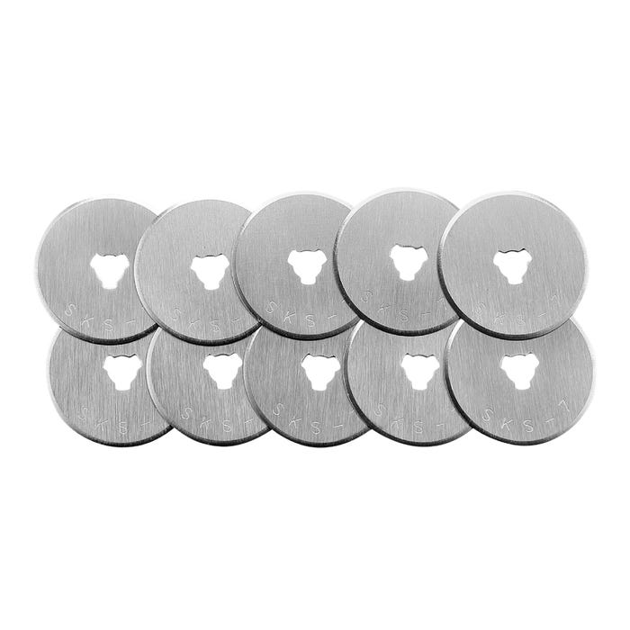 ZOID 28 mm Rotary Cutter Blade Refills, Pack of 10