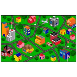 Childcraft ABC Furnishings Zoom Around Town Carpet, Primary 4002108