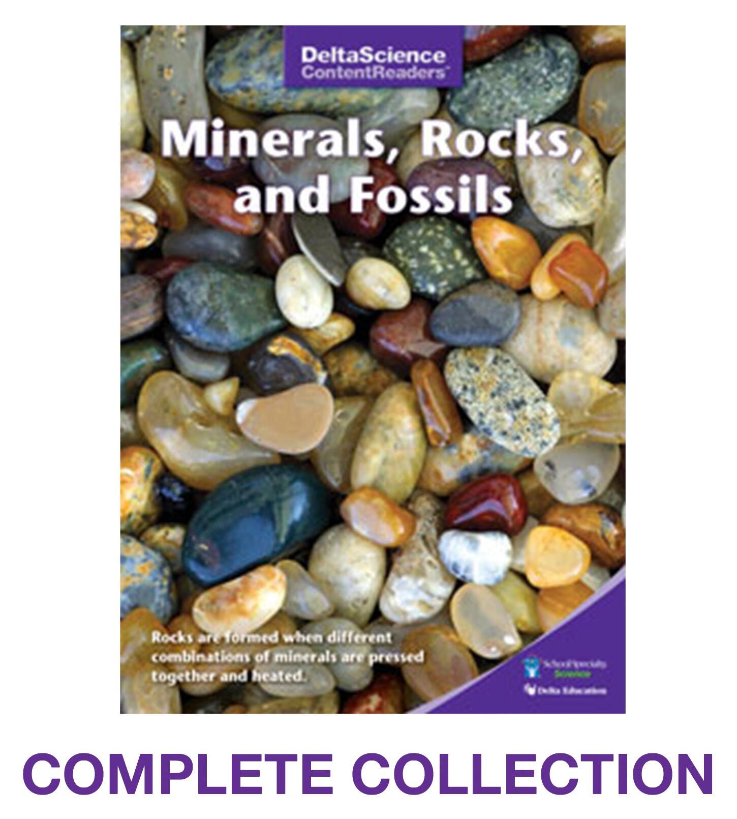 Delta Science Content Readers Minerals Rocks & Fossils Collection, Item Number 2116215