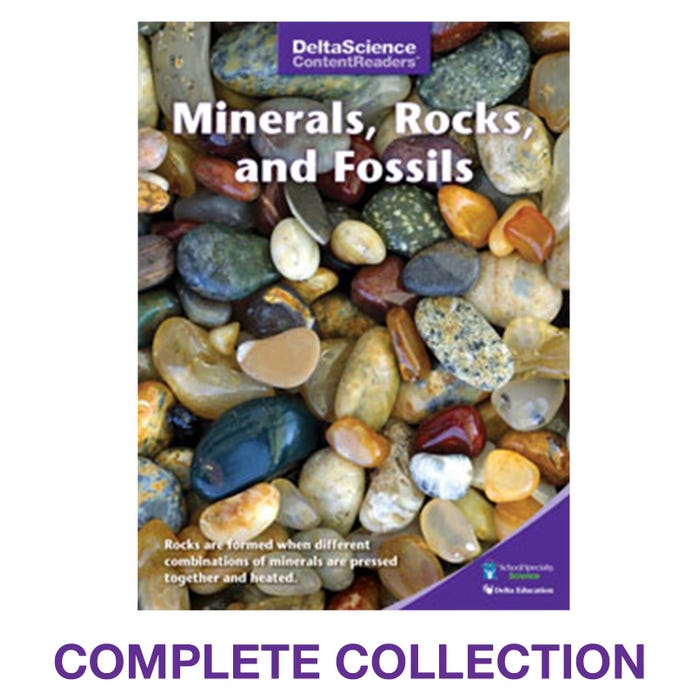 Delta Science Content Readers Minerals Rocks & Fossils Collection