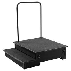 NPS Conductors Podium Two Level with Guardrail, Item Number 1453086
