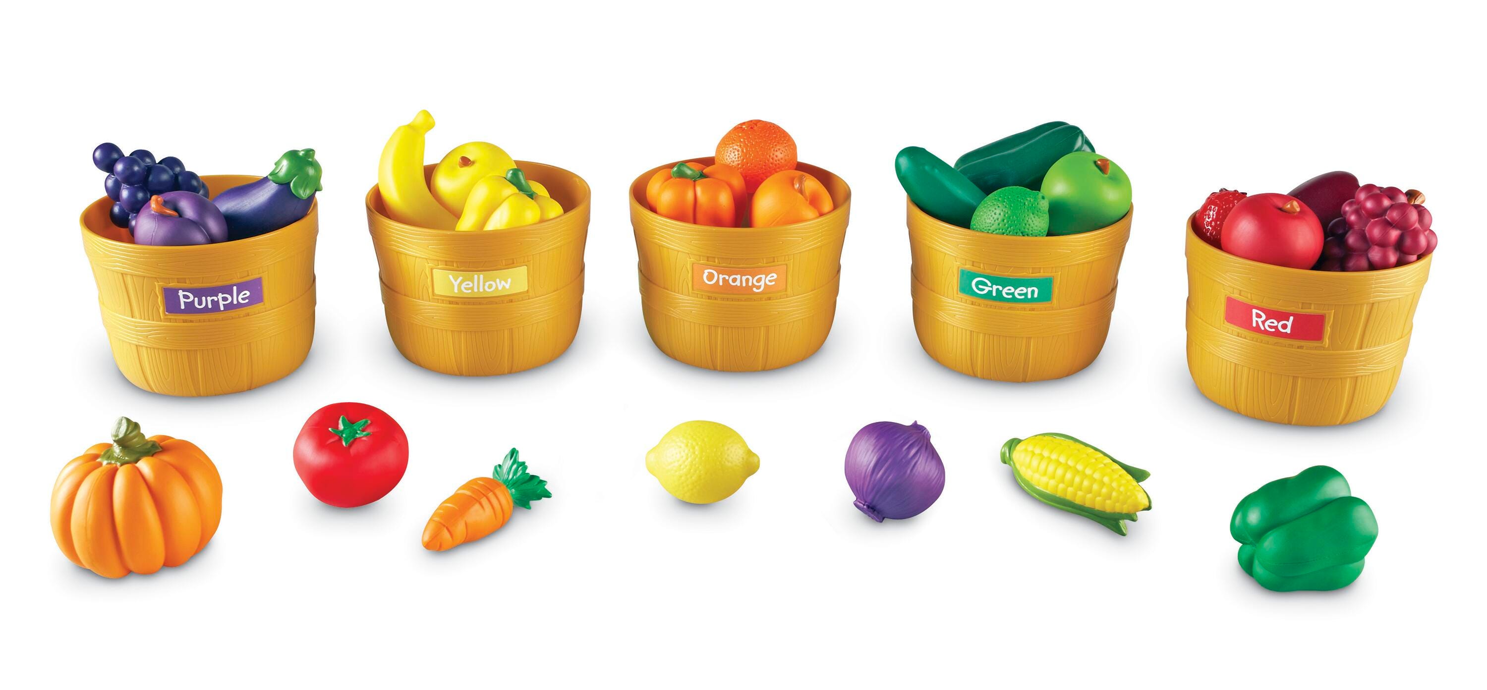 Learning Resources Farmer's Market Color Sorting, 30 Pieces 1426094
