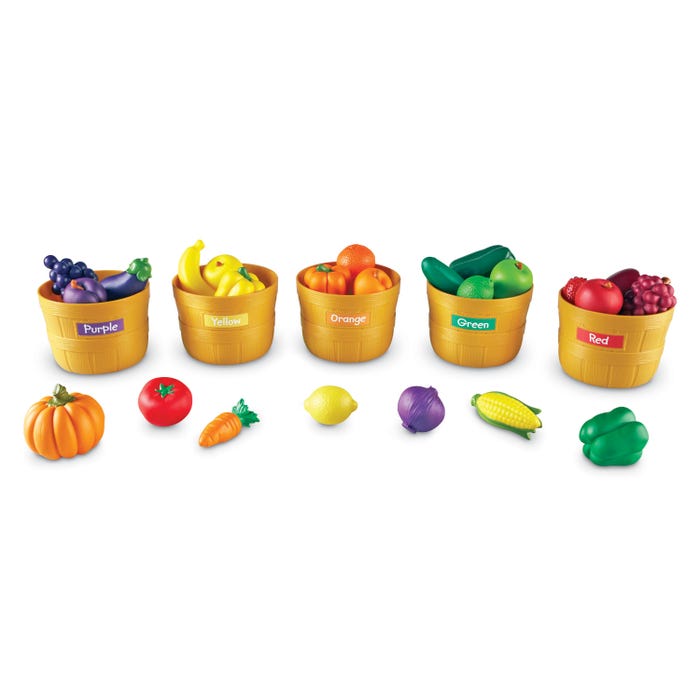 Learning Resources Farmer's Market Color Sorting, 30 Pieces