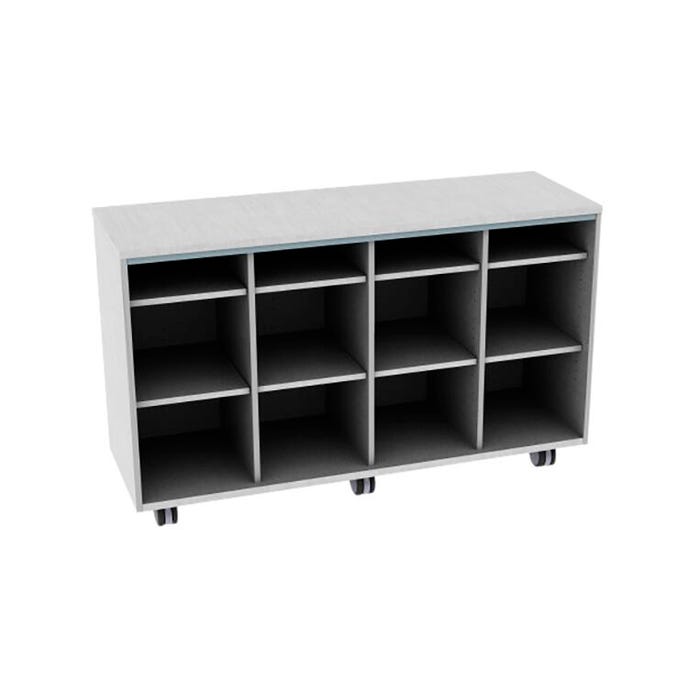 Fleetwood Designer 2.0 Cabinet, Twelve Cubbies, No Door, Laminate Back