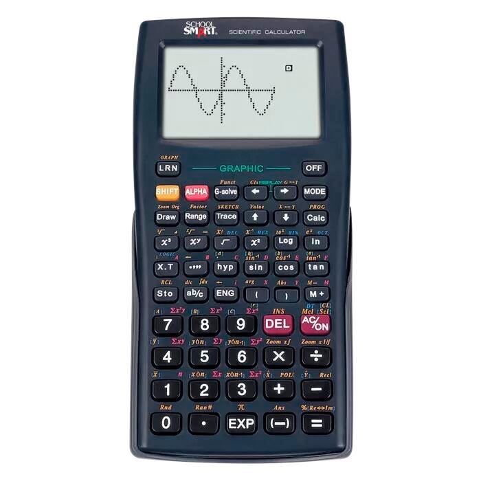 School Smart Scientific Graphing Calculator, 10 + 2 Dot Matrix