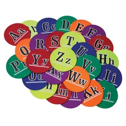 Image for FlagHouse Neoprene Alphabet Spot Markers, Set of 26 from School Specialty