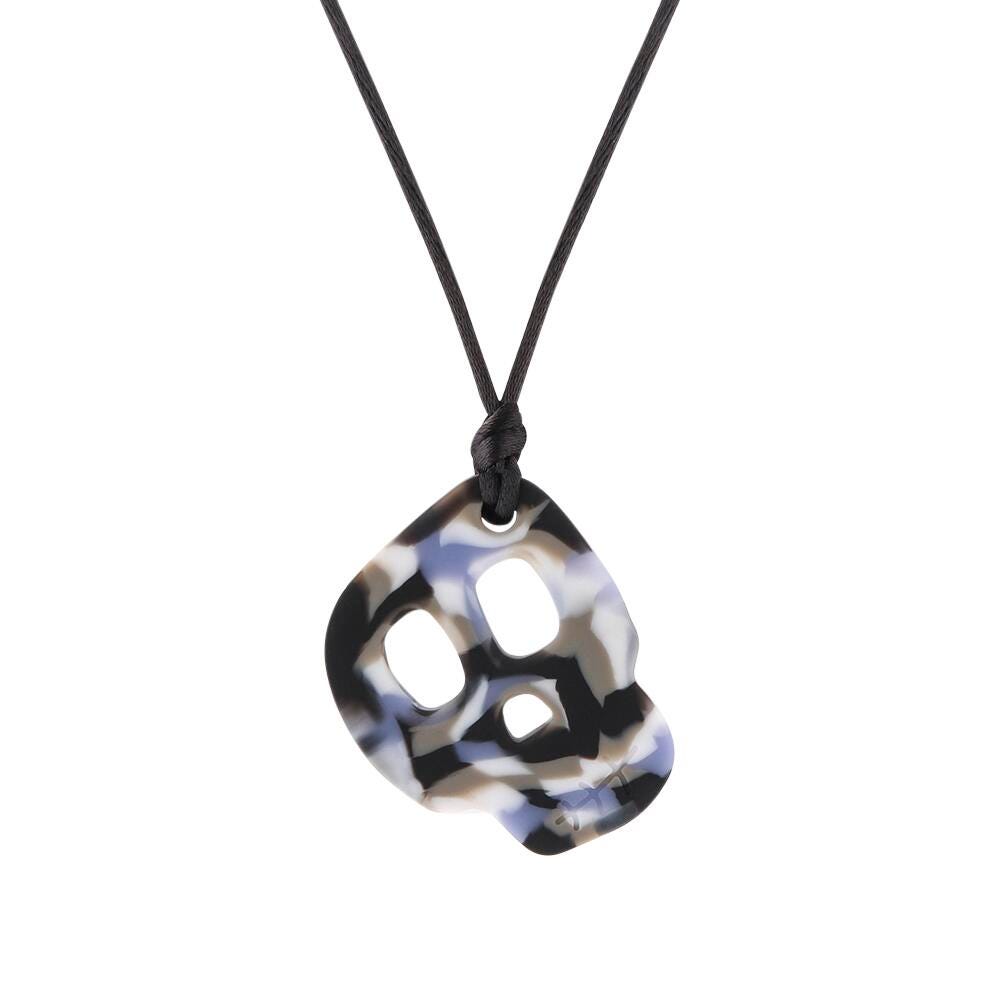 Chewigem Skull Pendant, Camo, Item Number 2101396