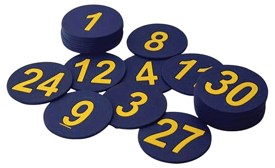 FlagHouse Numbered Spots, 1-30, Set of 30 2120033