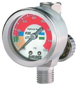 Air Valve with Gauge