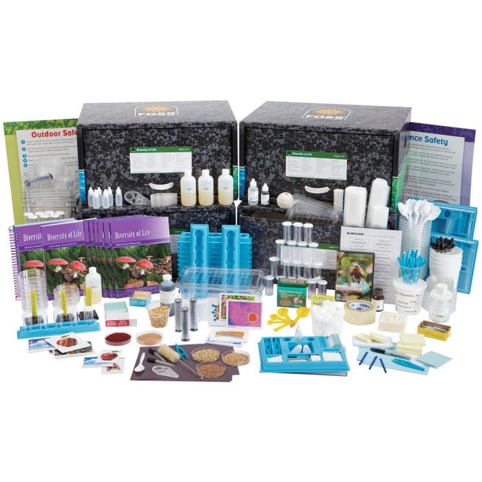 FOSS Next Generation Middle School Diversity of Life Complete Kit, Print and Digital Edition, with 160 Seats Digital Access