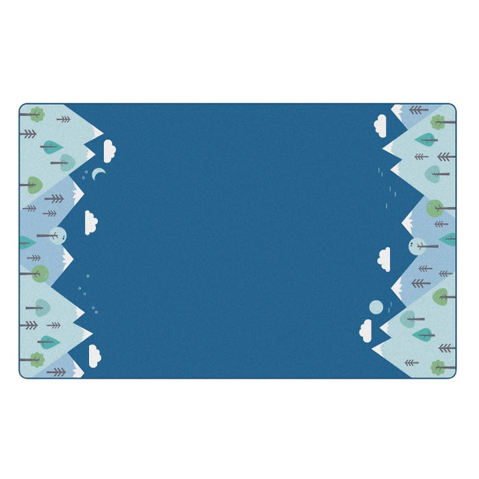 Carpets for Kids KIDSoft Tranquil Mountains Carpet, Rectangle