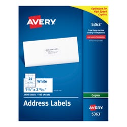 Address Labels, Item Number 1054616