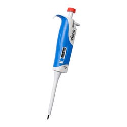 Eisco Labs Variable Volume Micropipette, 0.5 to 10 uL, 0.1 Increments, Autoclavable, Item Number 2102722