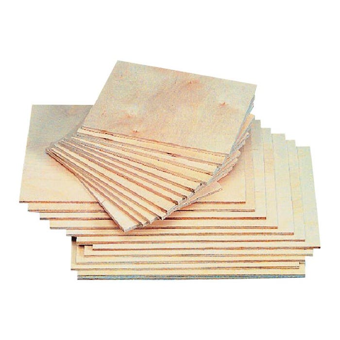 American Easel Block Printing Wood Panels, 6 x 8 Inches, Pack of 12