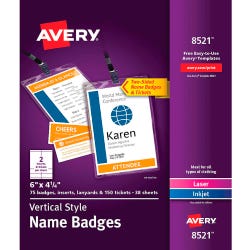 Name Badge Labels, Item Number 2049481